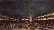 Nighttime Procession in Piazza San Marco fdh, GUARDI, Francesco